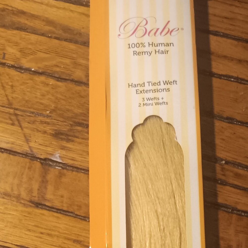 New in package. Babe Dixie 18.5 #600 *HAND TIED Weft 100% Human Remy Hair Extens